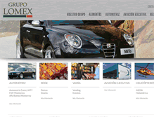 Tablet Screenshot of grupolomex.com